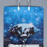 Пакет Многогранность- пластиковая ручка 44 х 40 см 100 мкм