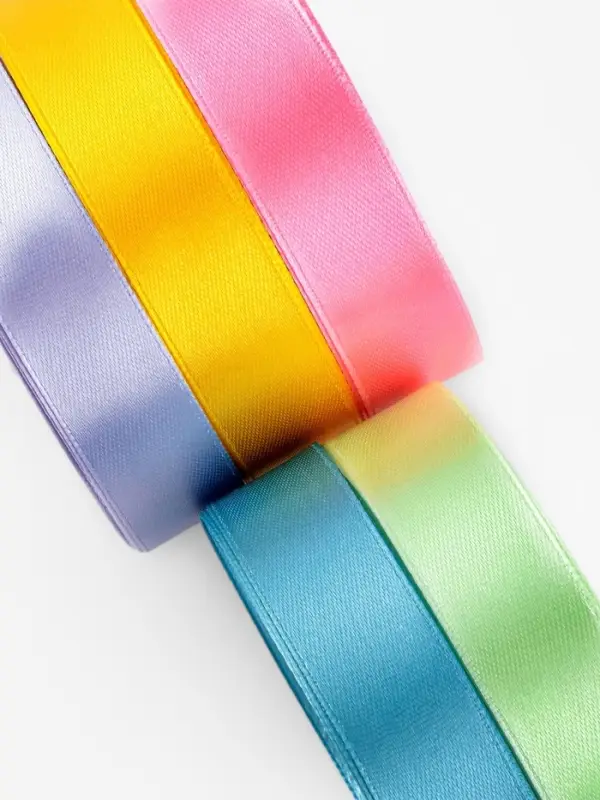 Атласная лента, набор 5 шт. &laquo;Весенний&raquo;, 20 мм, 23&plusmn;1 м