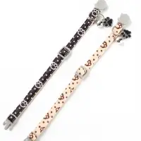 Набор ошейников для кошек &laquo;Лапки&raquo;, 19-32&times;1 см, 2 шт.