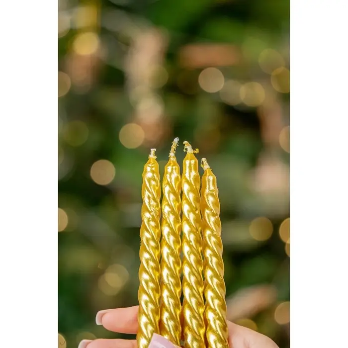 Свечи &laquo;Новогодние&raquo;, набор 8 шт., 1.5 см&times;1.5 см&times;15 см