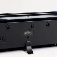 Часы электронные настенные, 36.2&times;15.5 см, белые цифры