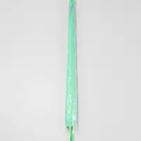 Зонт - трость полуавтоматический &laquo;Однотонный&raquo;, 8 спиц, R=46/55 см, d=92 см, зелёный