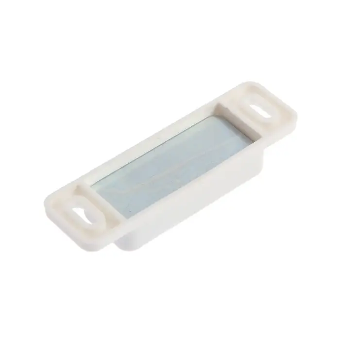 Магнит мебельный ТУНДРА M003W, 72×13 мм, большой, белый, 1 шт.