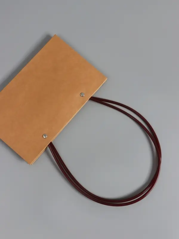 Сумка переноска для цветов, влагостойкая, крафт, 22&times;10.5&times;13.5 см