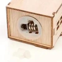 Ёлочная игрушка &laquo;Пряня&raquo; 11&times;8.5 см, подвеска, от батареек AG10&times;3, свечение тёплое белое