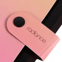 Папка А4 Radiance, 12 отделений, 600 мкм, на кнопке, желтый/розовый градиент