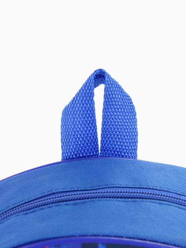 Рюкзак детский 22*8,5*25,5, отд на молнии, авто синий