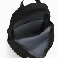 Рюкзак школьный, 2 отделения, 5 карманов, водонепроницаемое дно, 26&times;14&times;39 см, чёрный