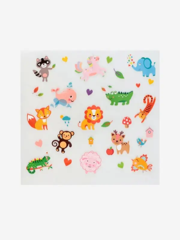 Термонаклейка &laquo;Весёлый зоопарк&raquo;, 19.5&times;21 см, 14 дизайнов