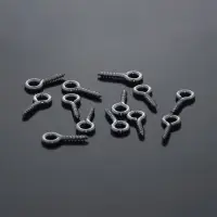Штифт винтовой для кулона СМ-934, (набор 50 шт.) 1.1&times;0.5&times;0.1 см, цвет серебро