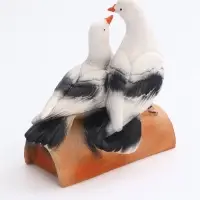 Садовая фигура из гипса &laquo;Пара белых голубей&raquo;, 23&times;23&times;14 см