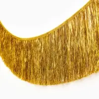 Гирлянда "Бахрома" 2 м золотая Гирлянда "Бахрома" 2 м золотая