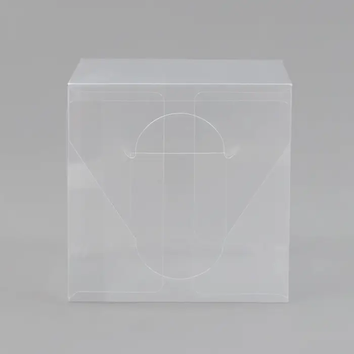 Складная коробка из PVC, прозрачная, 7&times;7&times;7 см