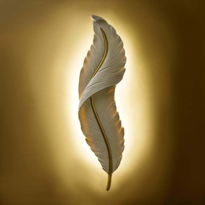 Бра "Перо" LED 22Вт 4000К белый 17х4х64см