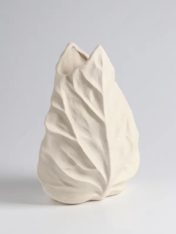 Ваза «Давинсия», 20.5×16 см, керамика, бежевый Ваза «Давинсия», 20.5×16 см, керамика, бежевый