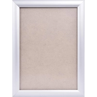 Рамка 210х297, серебро, метал., с клик профилем, ПЭТ стекло, 2011_04_72_045