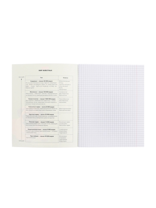 Тетрадь 48 листов в клетку «Мой любимый предмет» БИОЛОГИЯ, обложка мелованный картон, Soft-touch, с интерактивным справочником, блок офсет Тетрадь 48 листов в клетку «Мой любимый предмет» БИОЛОГИЯ, обложка мелованный картон, Soft-touch, с интерактивным справочником, блок офсет