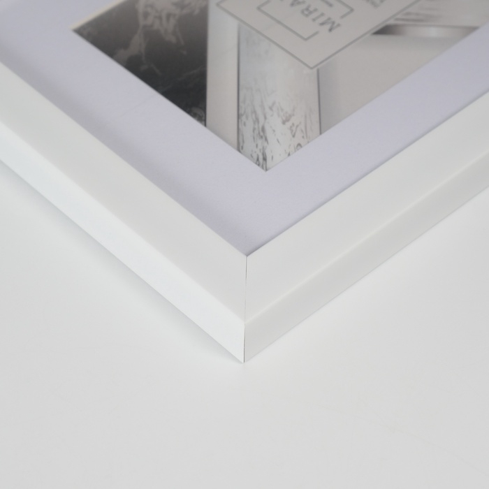 Фоторамка пластик Фоторамка пластик "МИРАМ" 15х21 см с паспарту (10х15 см) П641861-6 (12)