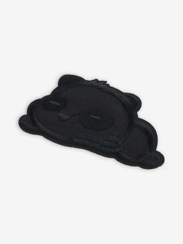 Термоаппликация «Панда», 8×6 см, чёрная Термоаппликация «Панда», 8×6 см, чёрная