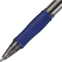 Ручка шариковая автомат. PILOT BPGP-10R-M-L резин.манжет.син 0,25мм