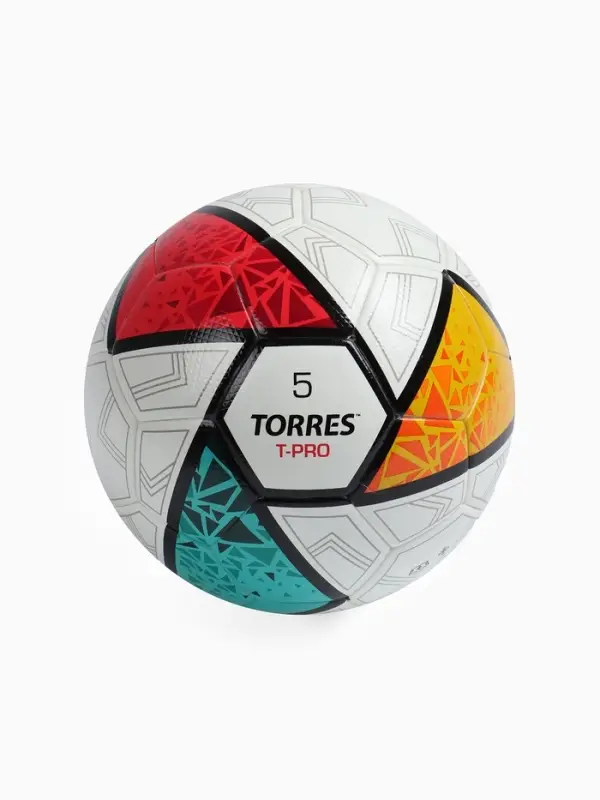 Футбольный мяч TORRES T-Pro, F323995, термосшивка, 32 панели, р. 5, PU