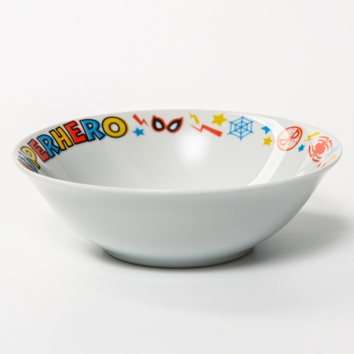 Набор посуды «Человек-паук», три предмета: кружка 250 мл , тарелка 18 см, салатник 350 мл