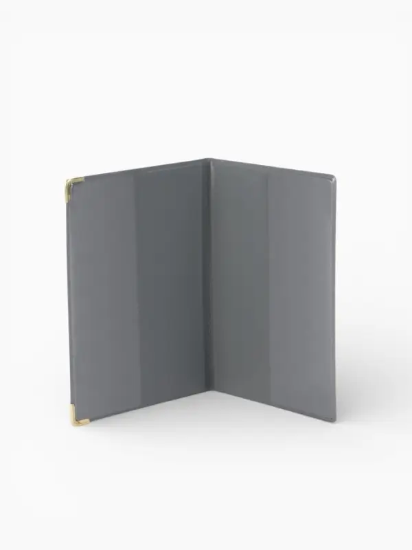 Обложка для паспорта, пвх, 9.5&times;0.5&times;13.5 см, чёрный