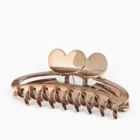 Краб для волос &laquo;Пеги&raquo; дуэт сердец, 13&times;5.5 см, микс