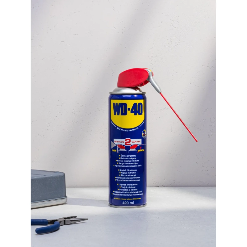 Смазка универсальная WD-40 420 мл умная трубочка (49425)