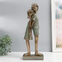 Фигурка полистоун &laquo;Дети. Доверие&raquo;, под металл, 14.5&times;7.5&times;38 см