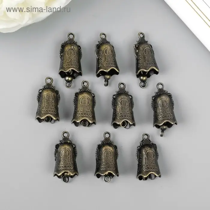 Колокольчик бронза 2,7*1,5 см Колокольчик бронза 2,7*1,5 см