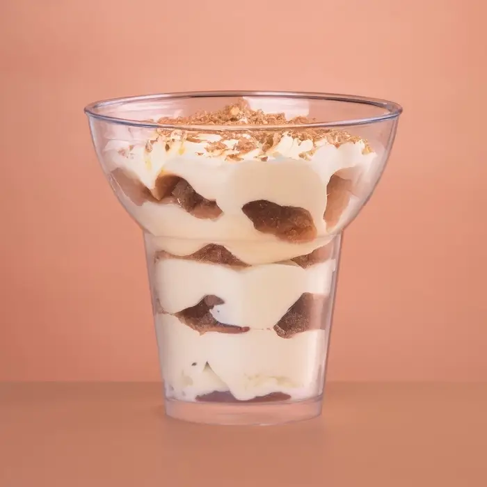 Форма пластиковая одноразовая для фуршета «Кубок», 250 мл, прозрачная