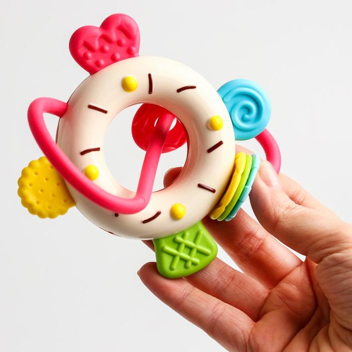 Набор погремушек «Сладости», 3 шт., Крошка Я Набор погремушек «Сладости», 3 шт., Крошка Я