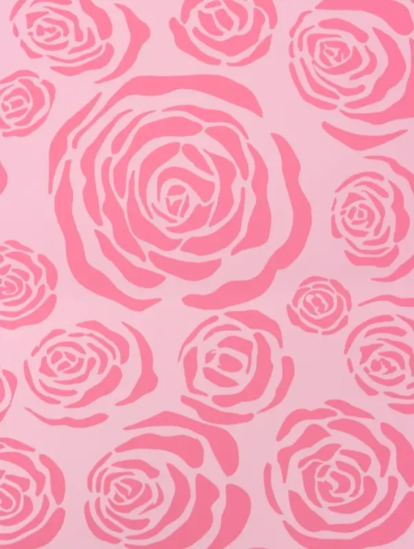 Пленка для цветов, &laquo;Цветы&raquo;, розовая, 57&times;57 см