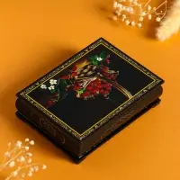 Шкатулка «Ягоды», 10×14 см, лаковая миниатюра