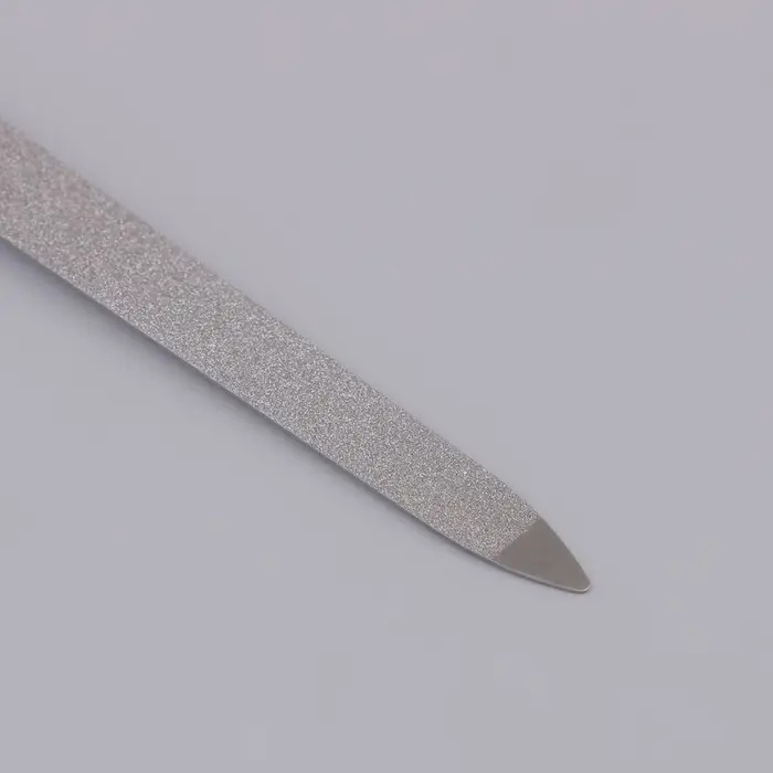 Пилка металлическая для ногтей, 15 см, в чехле, МИКС