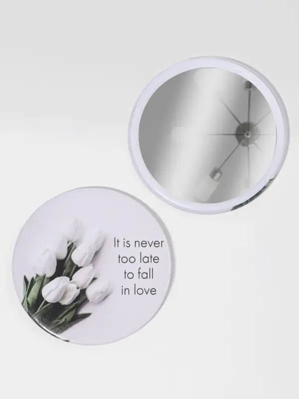 Зеркало карманное &laquo;Растения&raquo;, d=7 см, МИКС