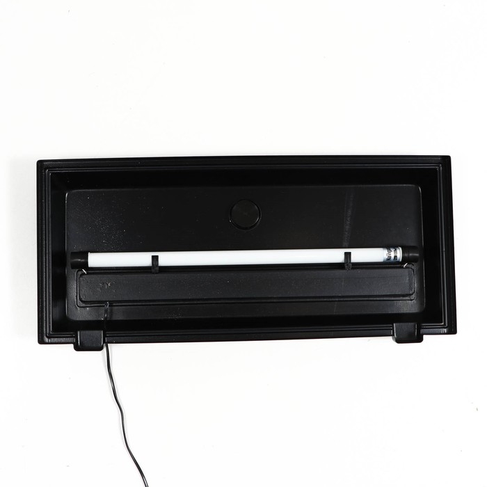 Аквариум Аквариум "Прямоугольный" с крышкой, 85 литров, 72 x 31 x 38/44 см, чёрный