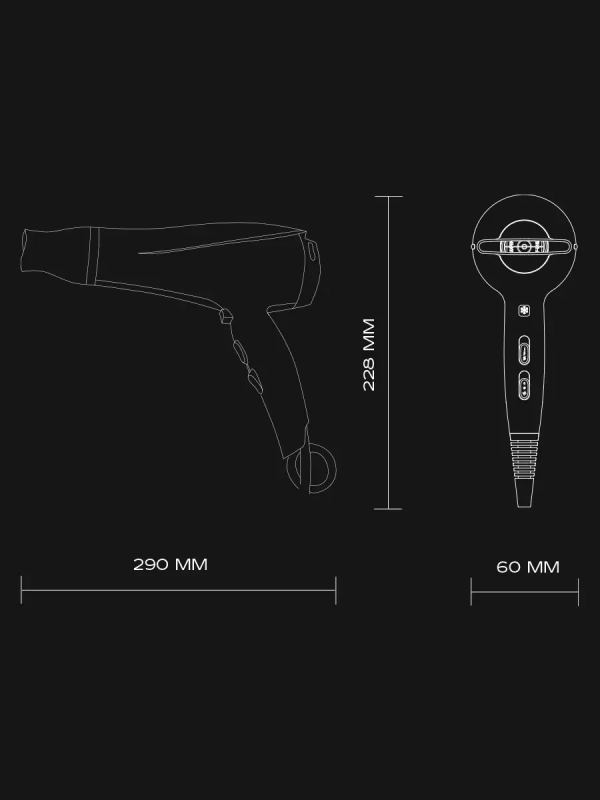 Фен SC-HD70I76, мощность 2200 Вт Фен SC-HD70I76, мощность 2200 Вт