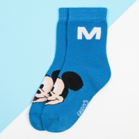 Носки для мальчика «Микки Маус», DISNEY, 16-18 см, цвет синий
