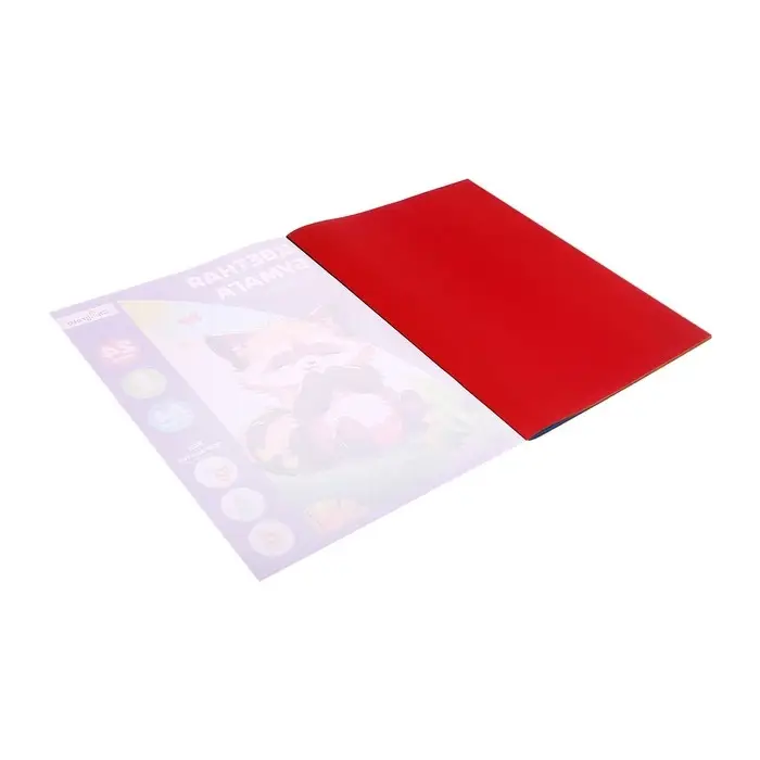 Бумага цветная А4, 24 листа, 8 цветов, Calligrata, газетная, на скобе