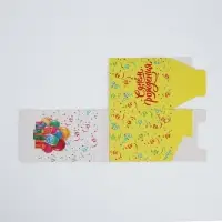 Коробка подарочная складная с 3D эффектом, упаковка, &laquo;С Днем рождения!&raquo;, 11&times;11&times;13 см