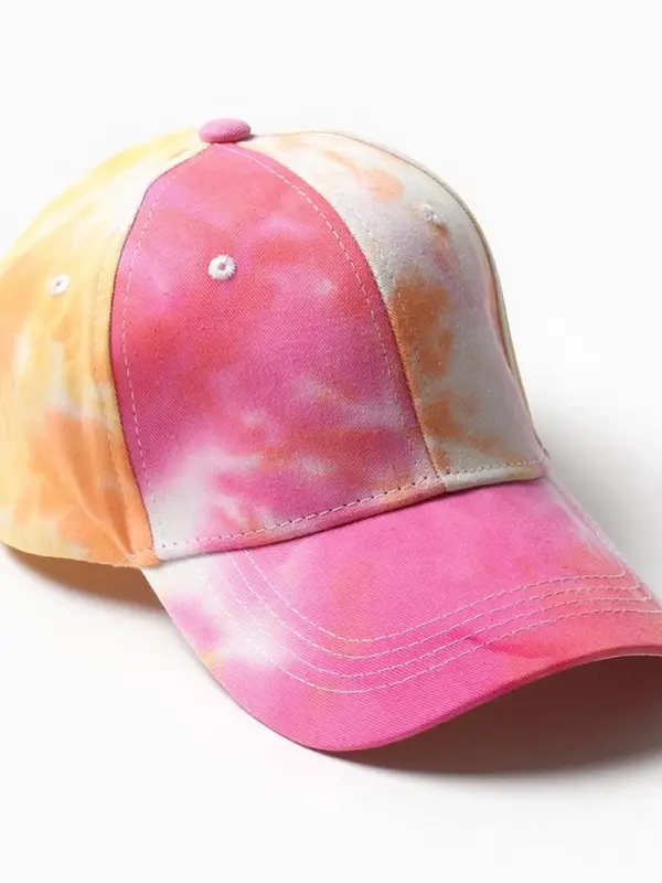 Кепка женская MINAKU Tie-dye, жёлтая, размер 54-56