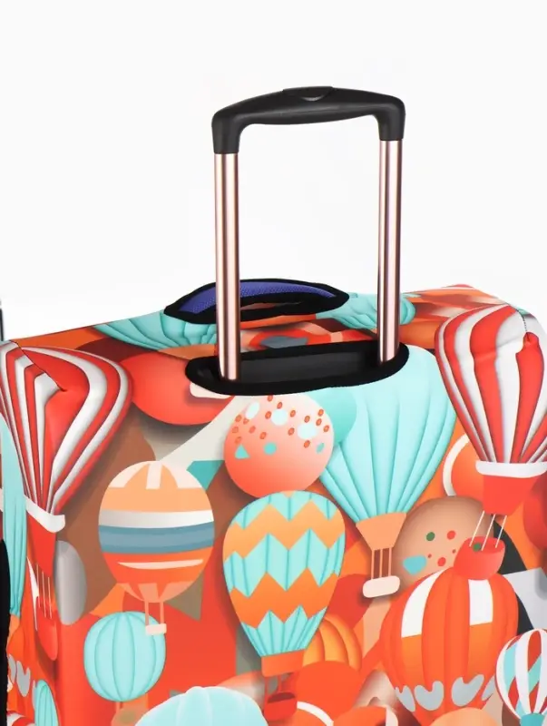 Чехол для чемодана &laquo;Воздушные шары&raquo;, 28", разноцветный
