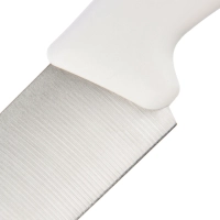 Нож универсальный  лез 200 мм  толщ 2 мм  3Cr13   белая пластиковая ручка