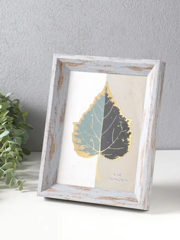 Фоторамка пластик 15х20 см "Прованс" серо-голубой 23,7х18,8х3 см