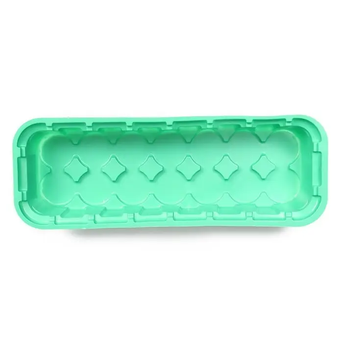 Мини-парник для рассады, 35×13×11 см, 24 ячейки под таблетки для рассады d=4 см, пластик, Greengo