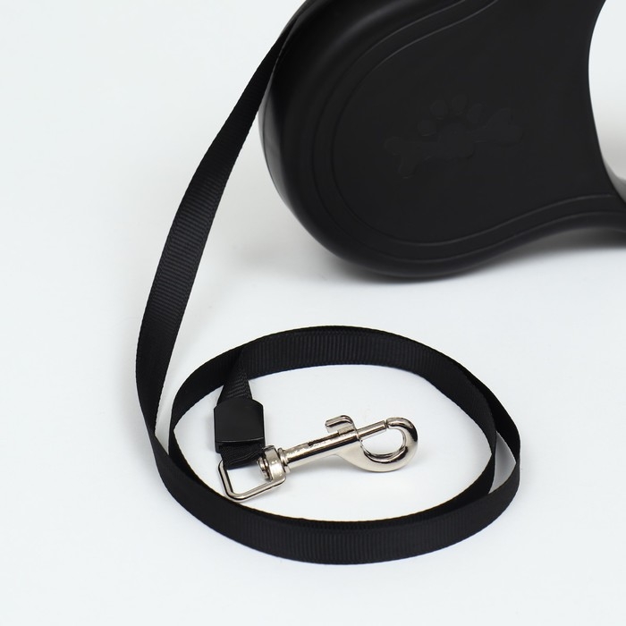 Рулетка  Рулетка "Следы", 5 м, до 15 кг, чёрная