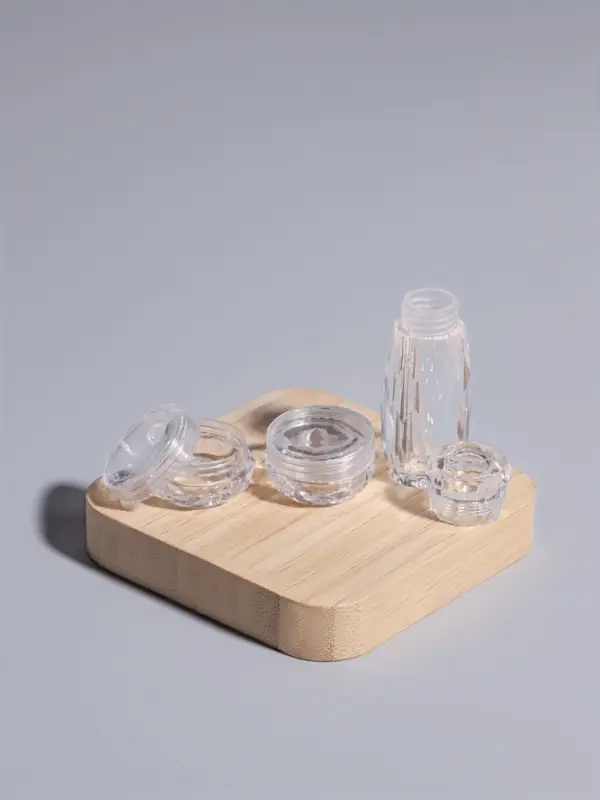 Баночки для хранения, 5/10 мл, 3 предмета, прозрачные