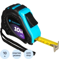 Рулетка 10мх25 мм с автостопом  Topfort Prof